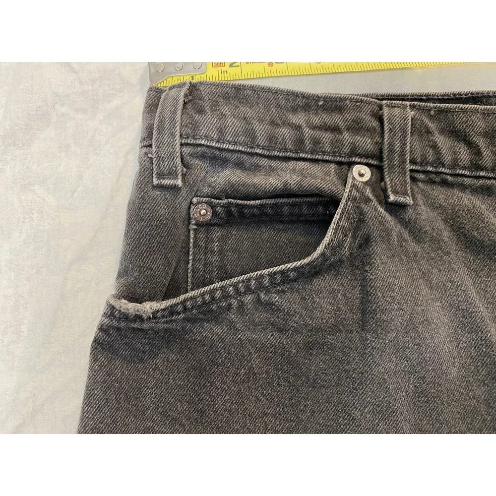 Levi's 550 Relaxed Fit Jeans Men's 40x30 Black Gray Tapered Leg Denim